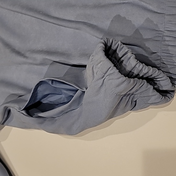 Alfred Dunner Ultra Suede Embroidered Patchwork Zippered Jacket Baby Blue 24W - Picture 8 of 15